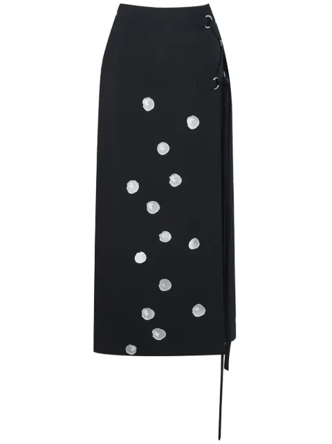 Ports 1961 Alpine Ice Cube print pencil skirt