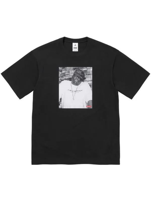 Supreme x Jordan Biggie short sleeve T shirt Black FARFETCH UK