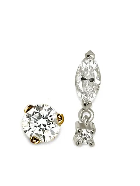 Lark & Berry 14kt gold Quiet Luxury diamond earrings