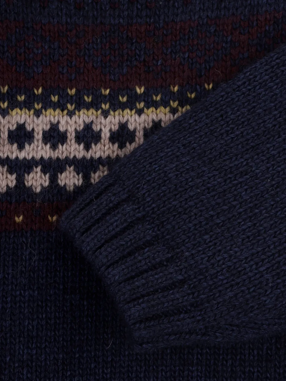 Knot Atlas trui Blauw
