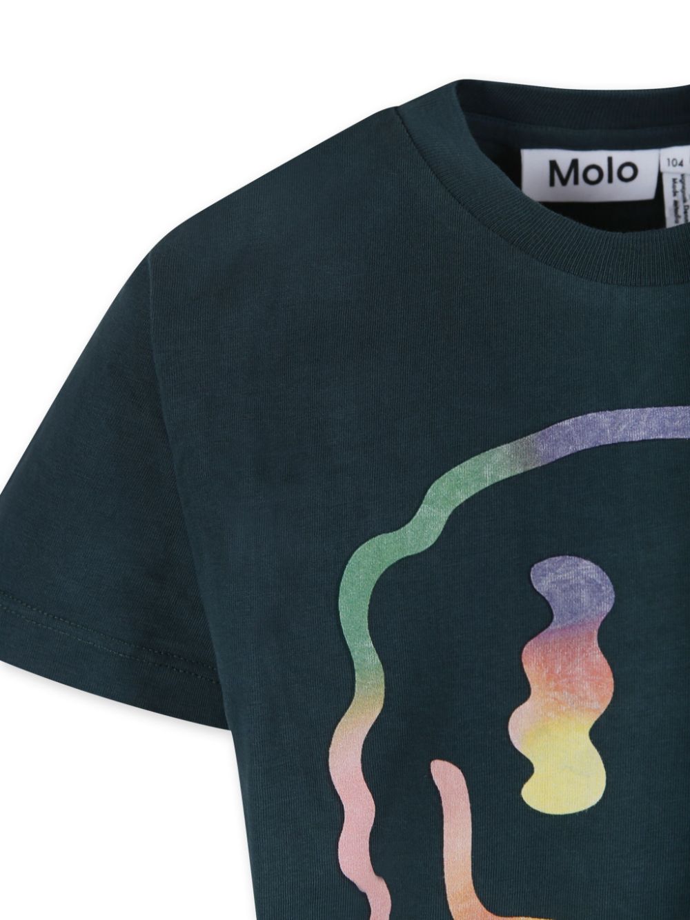 Molo T-shirt met print van biologisch katoen Groen