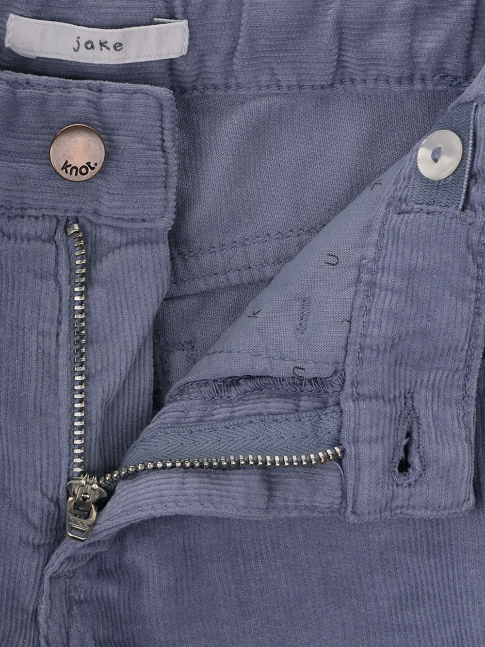 Shop Knot Jake Trousers In Blue