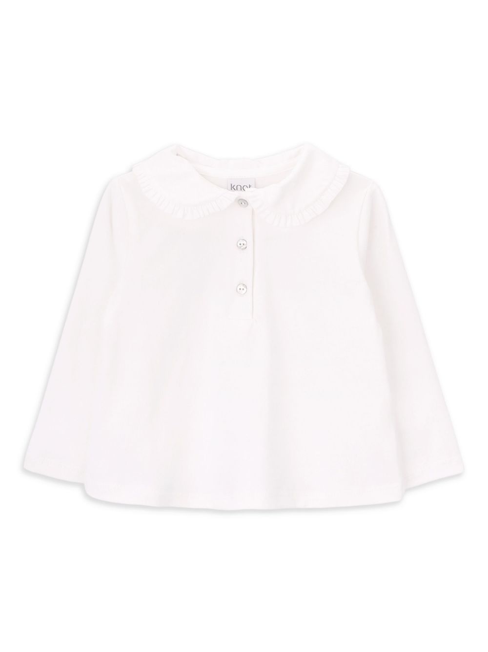 Knot Jolie polo shirt - White