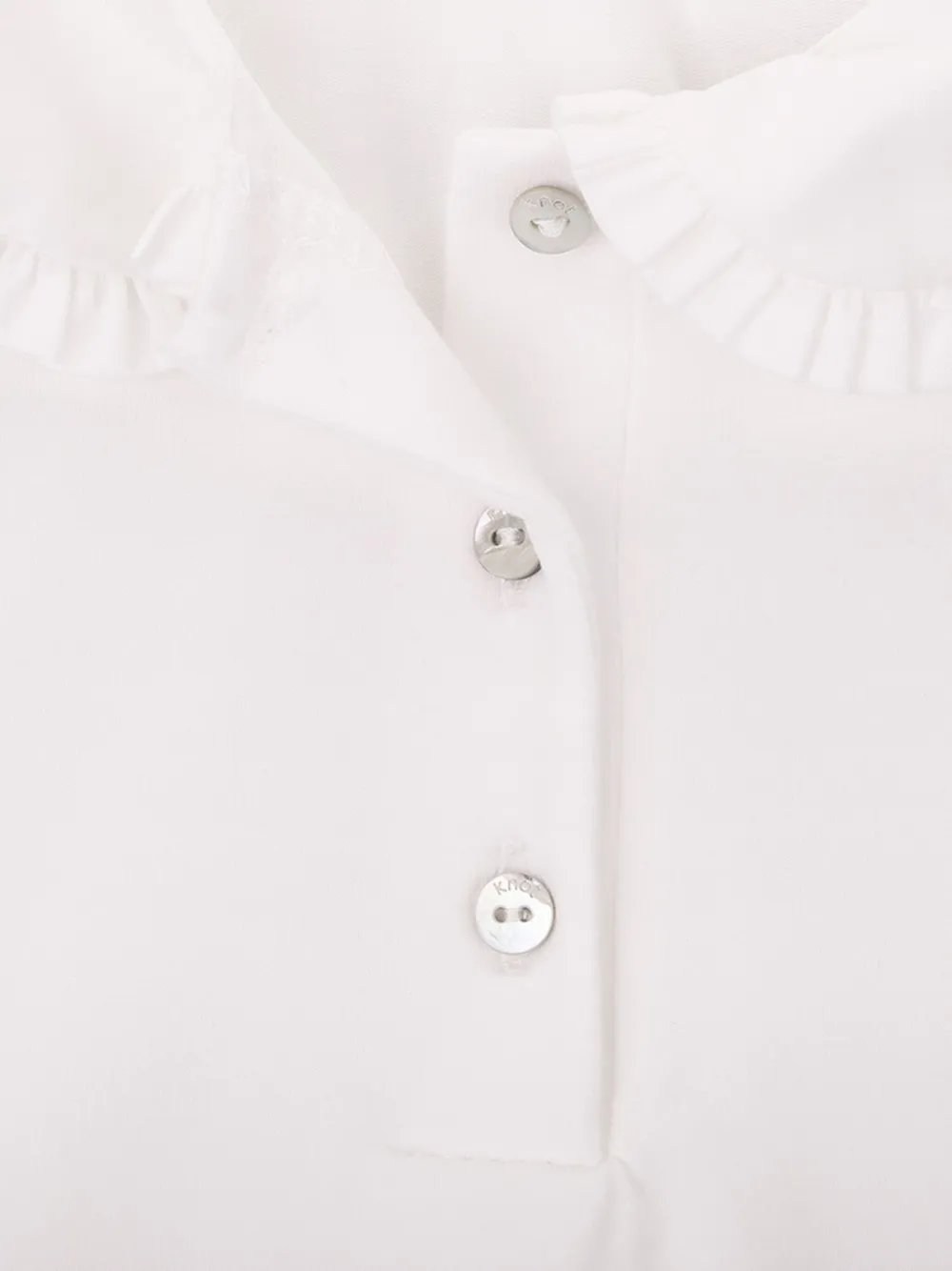 Knot Jolie poloshirt Wit