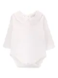 Knot peter pan-collar body - White