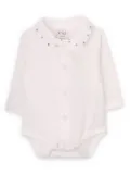 Knot Dots romper - White