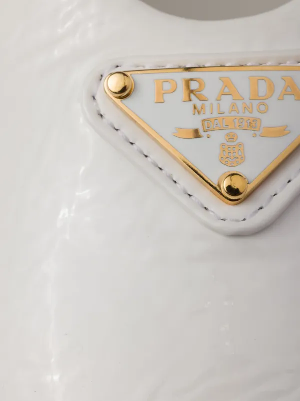 バレエシューズ PRADA WHITE MESH BALLERINA Travertine Stone Mesh Fabric Ballerinas | PRADA