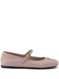 Prada leather ballerina shoes - Pink