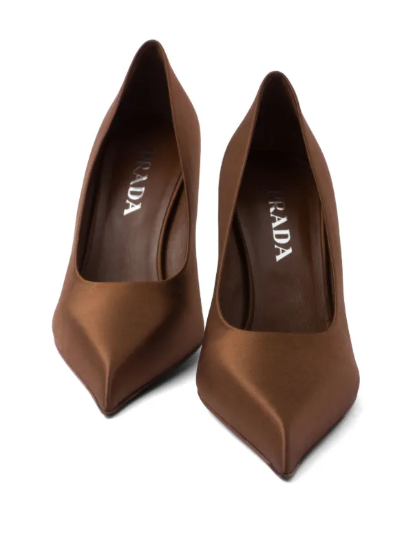 【関税込み】prada SATIN PUMPS Prada Patent Saffiano 85MM Leather Pumps | Saks Fifth Avenue
