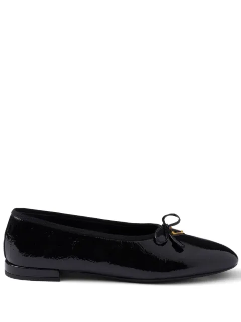 Prada leather ballet flats
