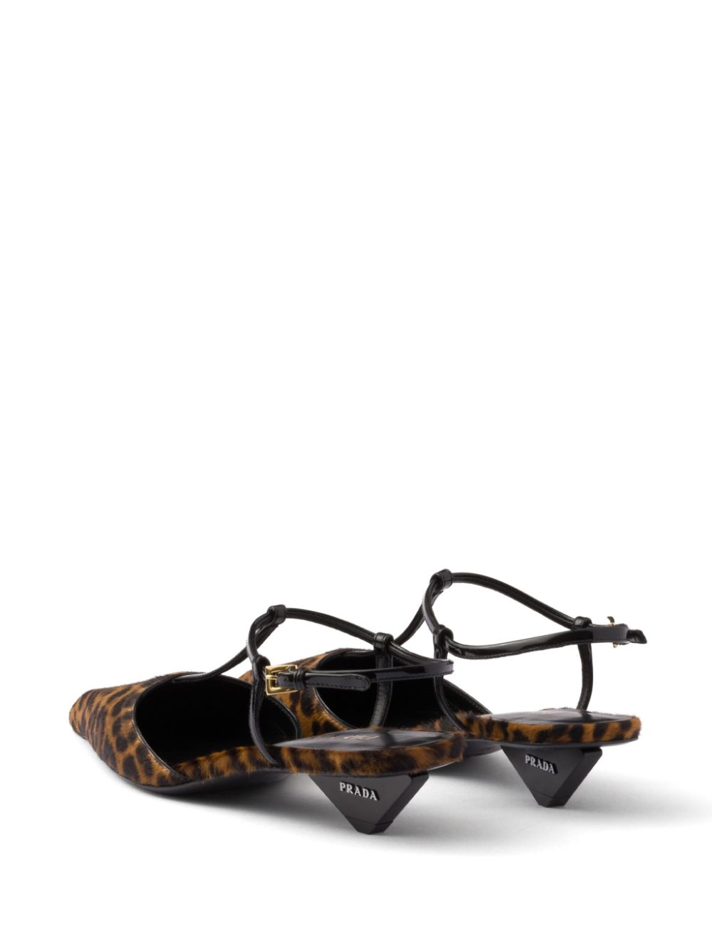 Prada 35 mm slingback pumps Bruin