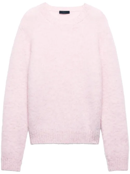 Prada pull en laine - Rose - Prada - Modalova