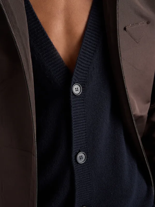 Prada Cashmere Cardigan | Blue | FARFETCH