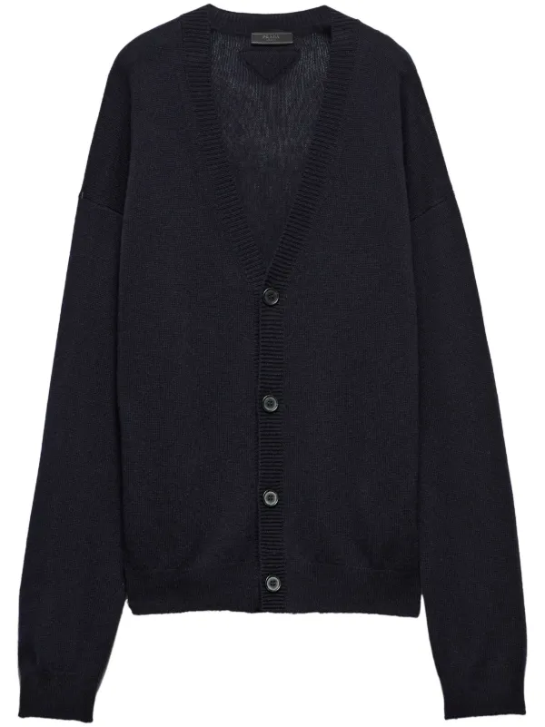 Prada カシミア カーディガン | ブルー | FARFETCH JP