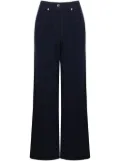 Ports 1961 Opulent knitted flared trousers - Blue