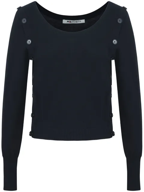 Ports 1961 button-detail jumper