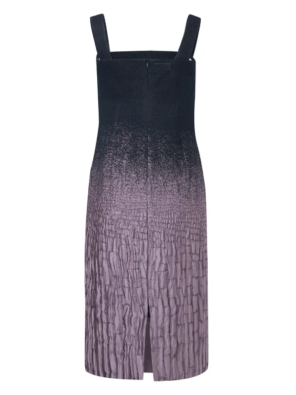 Ports 1961 Gradient-effect Bodycon Midi Dress - Black