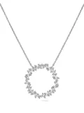 Lark & Berry 14kt white gold Veto diamond necklace - Silver