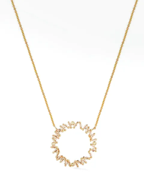 Lark & Berry 14kt yellow gold Veto diamond necklace