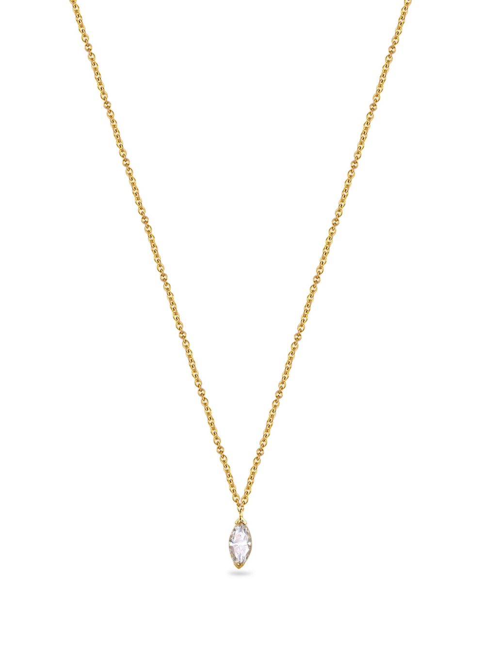 Lark & Berry 14kt yellow gold Veto diamond and sapphire necklace