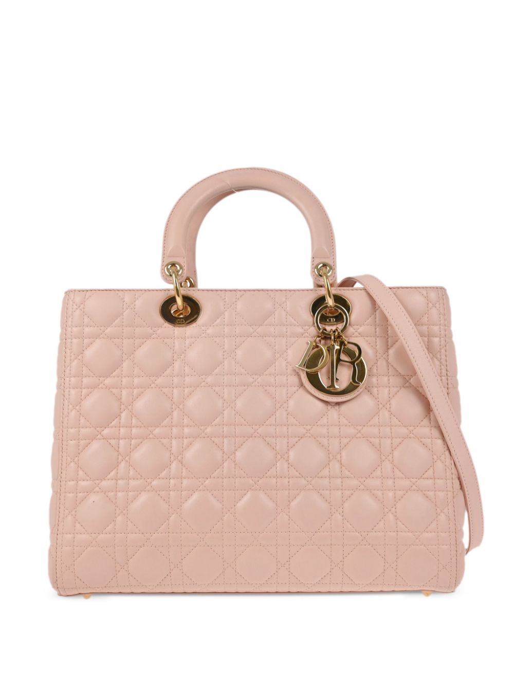 Christian Dior 2014 Lady Dior Cannage two-way bag Women