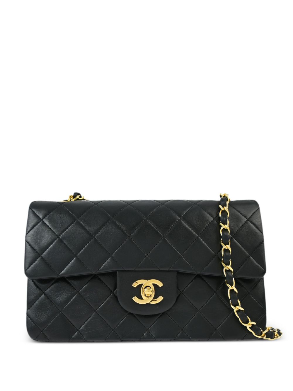 Affordable HOT SALE CHANEL 1990 small Double Flap shoulder bag Women