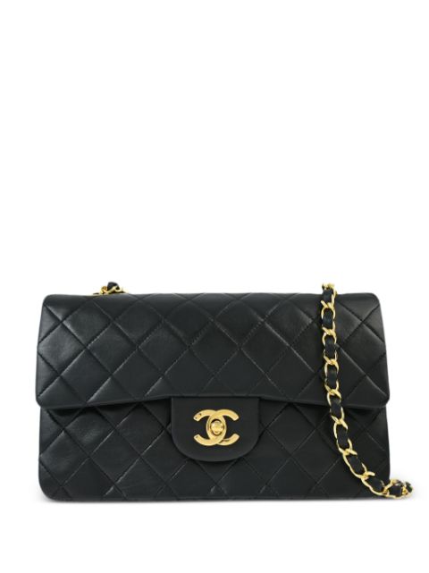 Affordable HOT SALE CHANEL 1990 small Double Flap shoulder bag Women