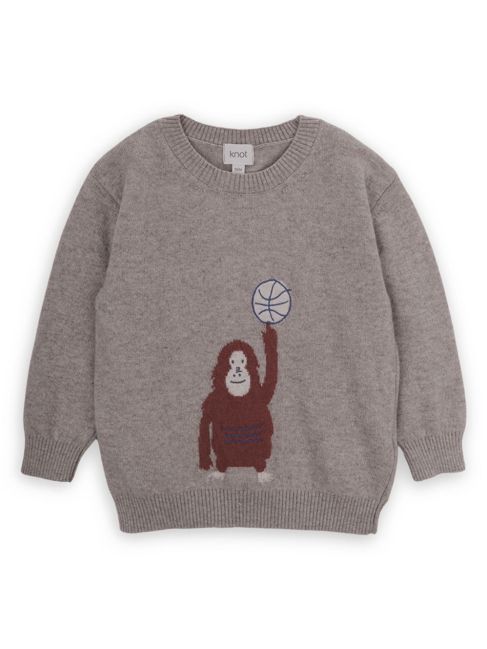 Knot Orangutan sweater - Neutrals