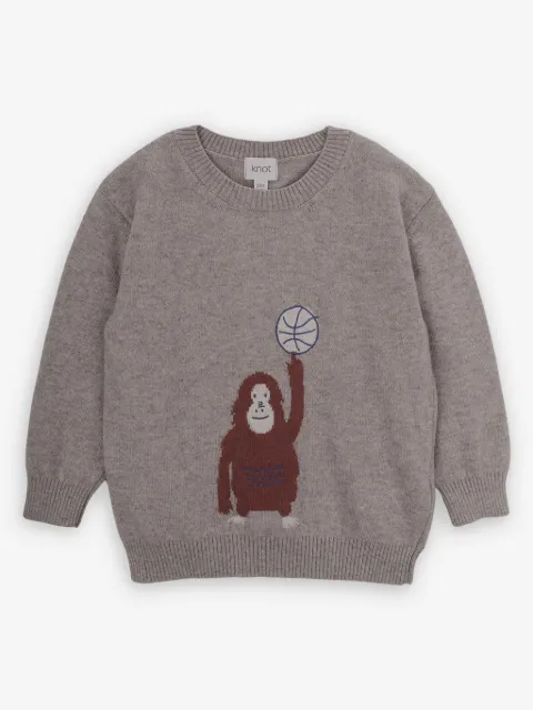 Knot suéter Orangutan