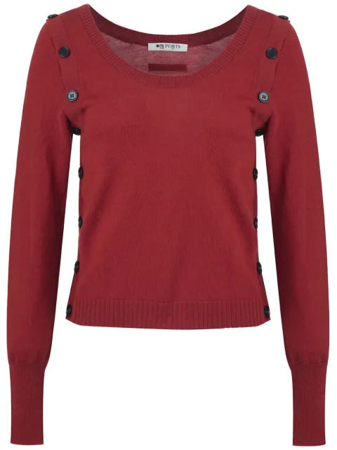Ports 1961 كنزة مزينة بأزرار