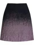 Ports 1961 gradient-effect crickled skirt - Black