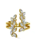 Lark & Berry 18kt yellow gold Veto Open Petal diamond ring