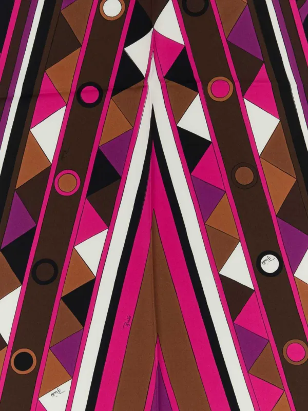 PUCCI プリント シルク スカーフ | ピンク | FARFETCH JP