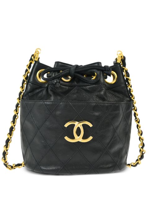 Cheap HOT SALE CHANEL 1985-1990 CC bucket bag Women