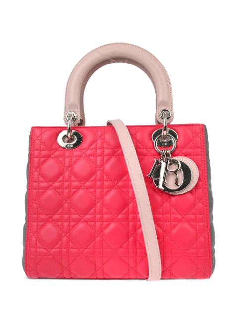 Christian Dior 2014 Cannage Lady Dior two-way handbag Women