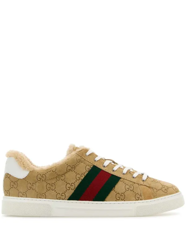 Gucci Ace Sneakers Neutrals FARFETCH AO