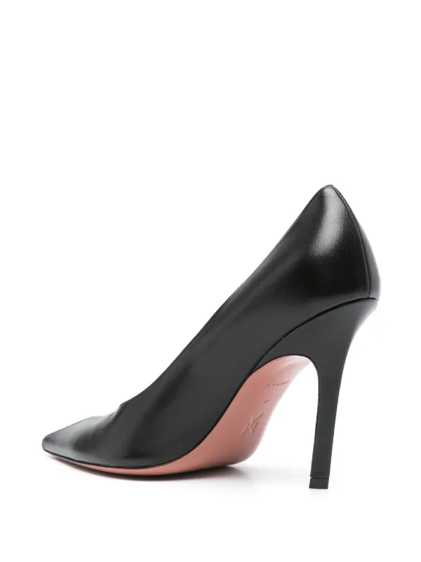 Amina Muaddi 105mm Christine Pumps | Black | FARFETCH