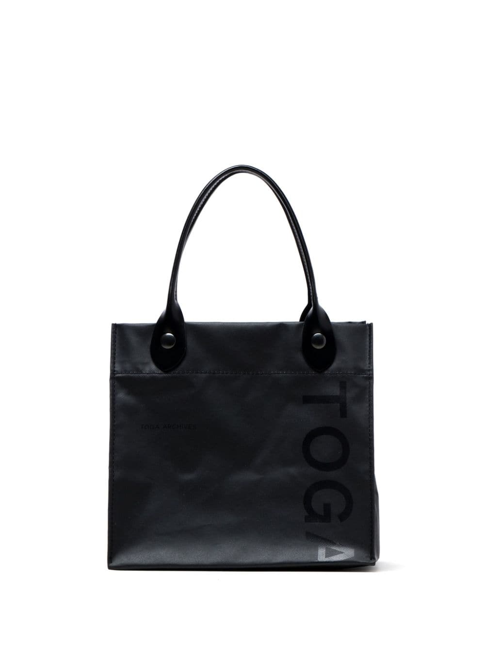 Toga Logo-print Tote Bag In Black