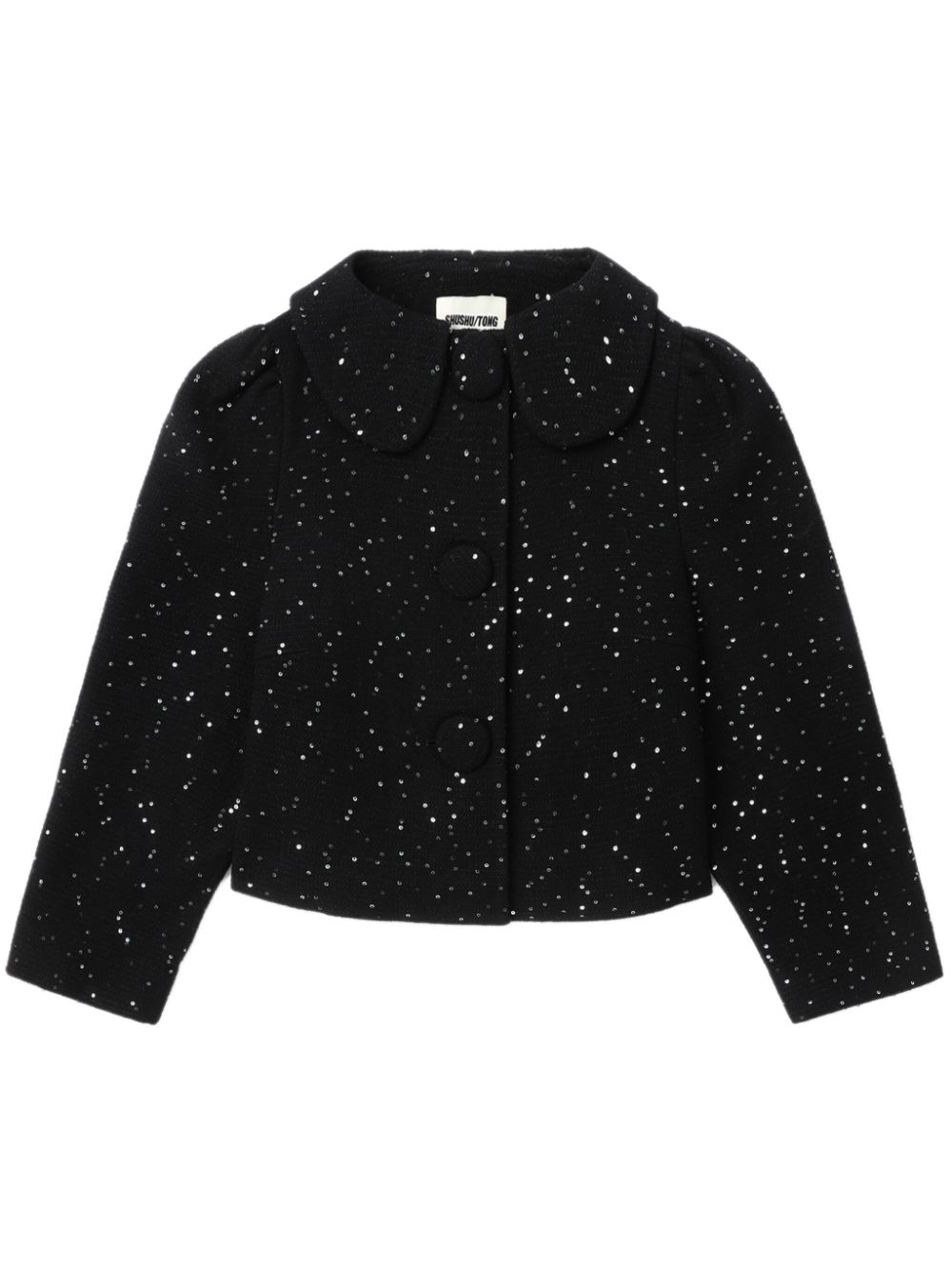 sequin-embellished jacket