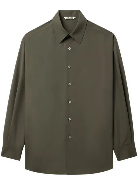 Auralee camisa Super Fine Tropical
