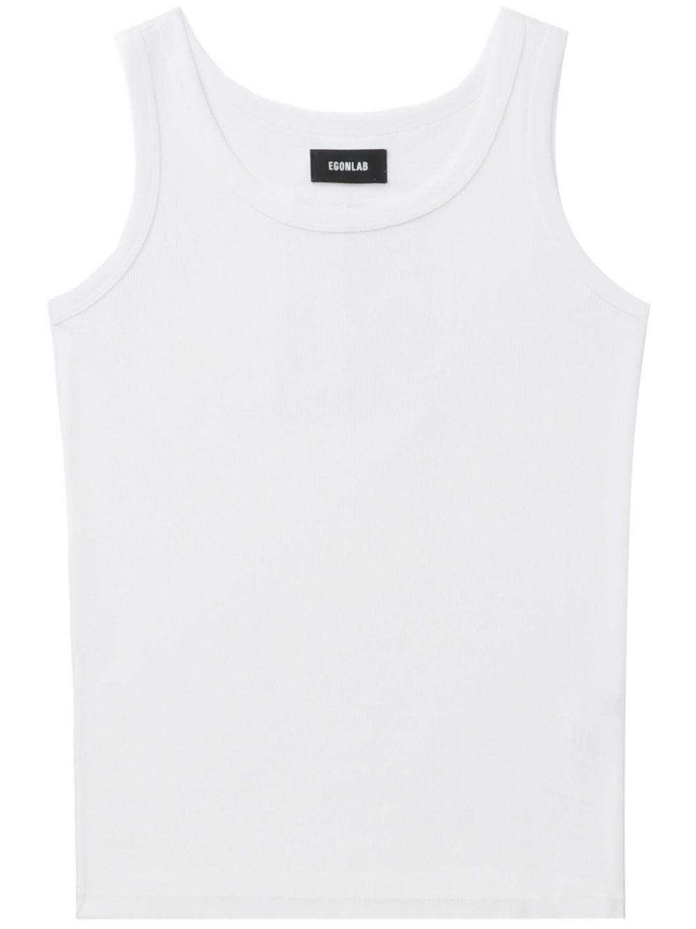 . logo-patch tank top