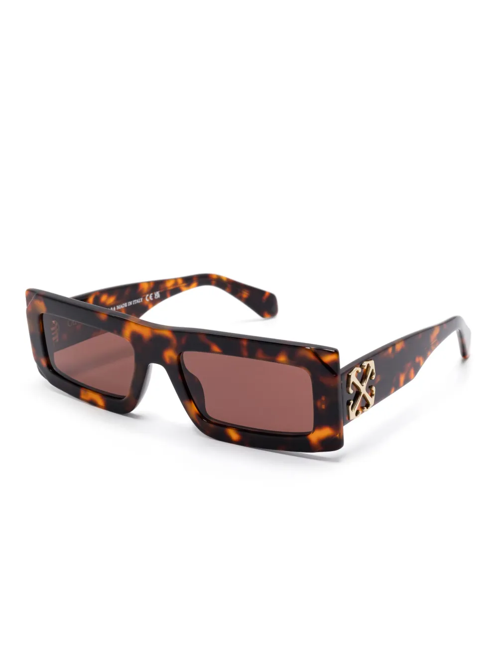 off-whiteeyewear Off-White Eyewear Laurel zonnebril - Bruin