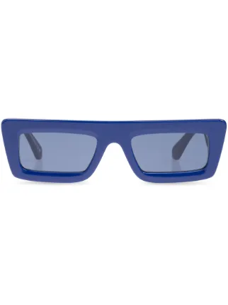 オフホワイト virgil スクエアフレーム サングラス　off-white Off-White Eyewear Virgil スクエアフレーム サングラス | ブルー