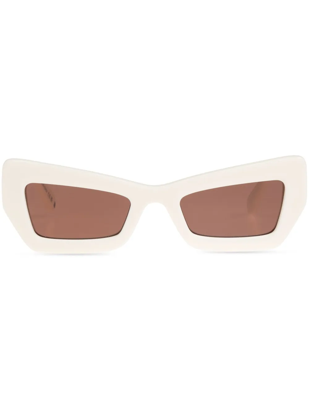 Off-White Eyewear Virgil スクエアフレーム サングラス - ホワイト Off-White Eyewear Virgil スクエアフレーム サングラス - ホワイト
