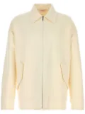 Valentino Garavani zip-up shirt jacket - Neutrals