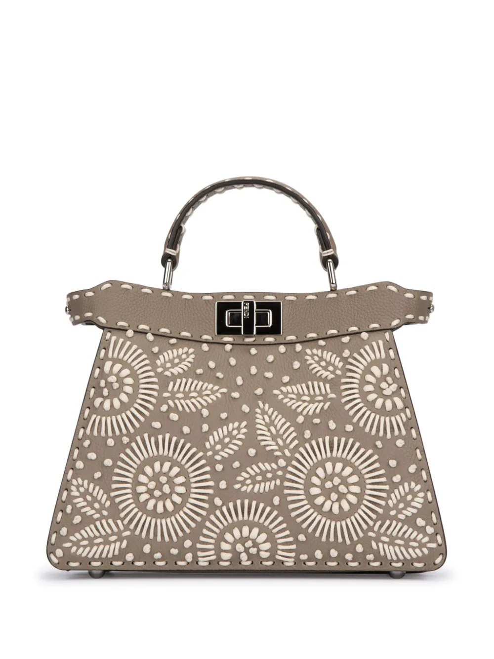 FENDI ISeeU Peekaboo shopper Beige