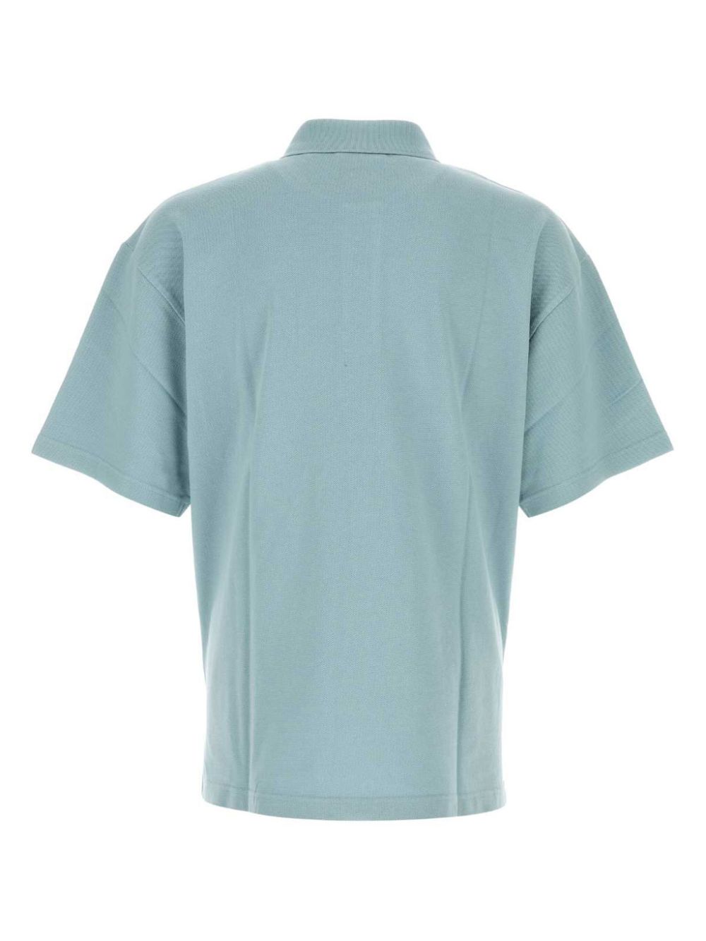 Shop Maison Kitsuné Fox Head-patch Oversize Polo Shirt In Blue