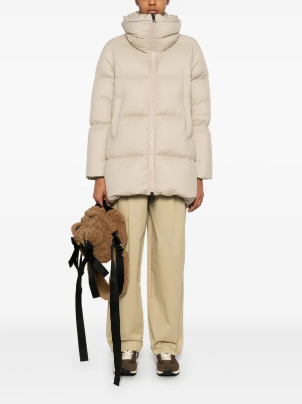 HERNO ジャケットバック Aライン・すそフレアーフリル＊38 HERNO ジャケットバック Aライン・すそフレアーフリル＊38