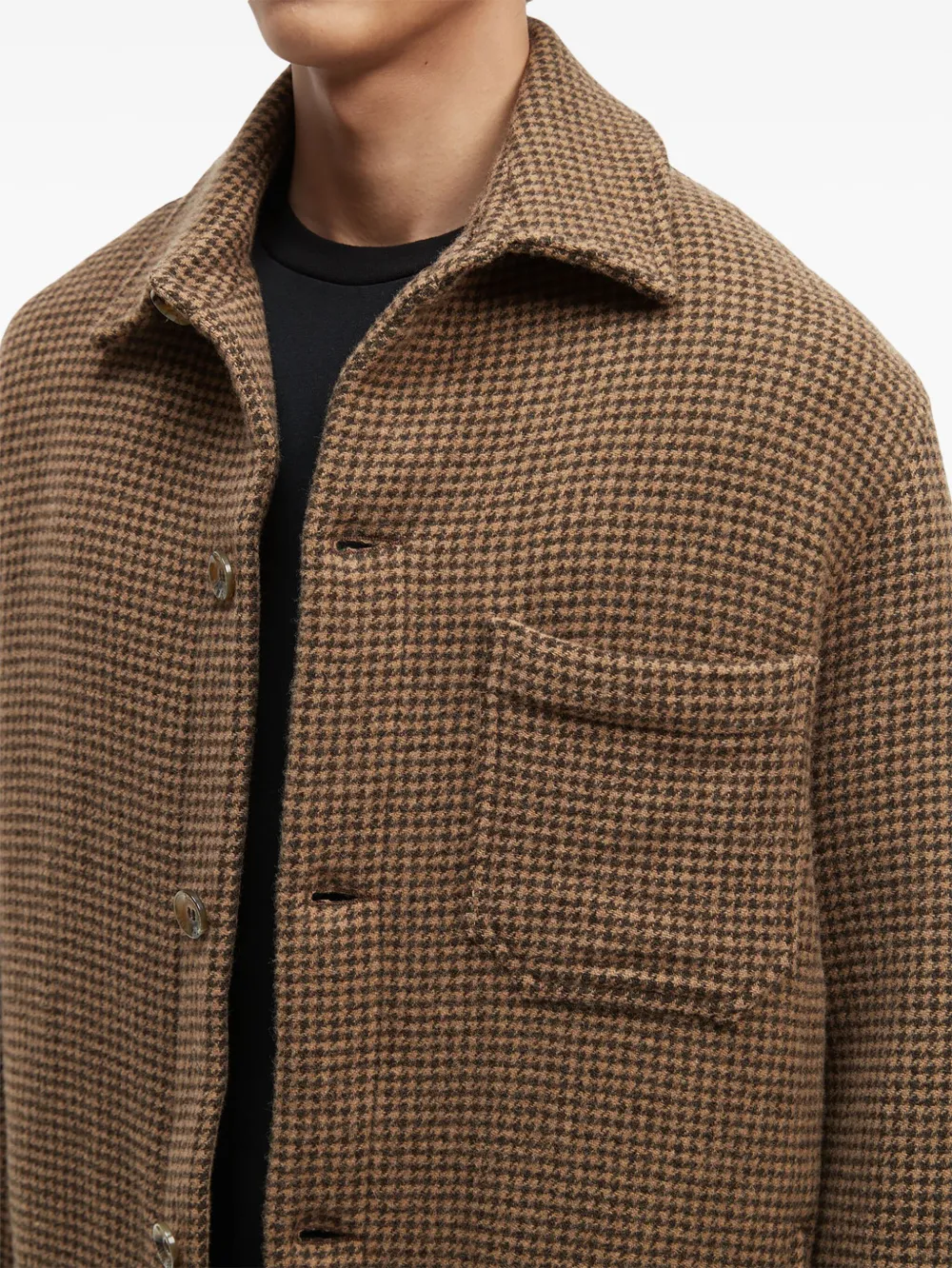 Song for the Mute: Brown Painter's Jacket | SSENSE