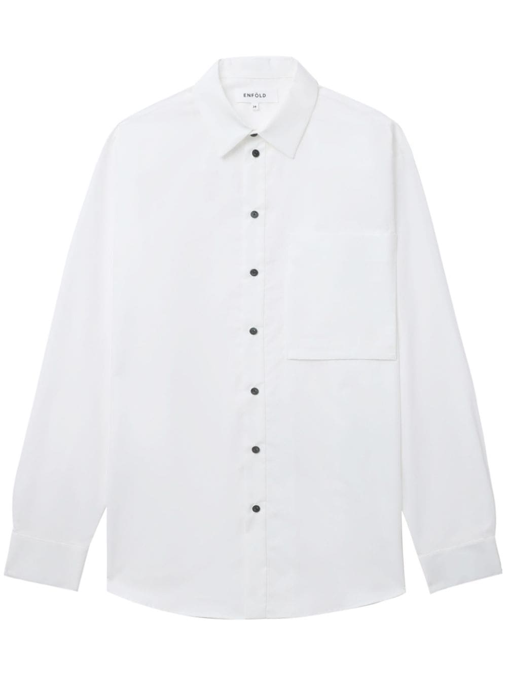 Shop Enföld Long-sleeve Shirt In White